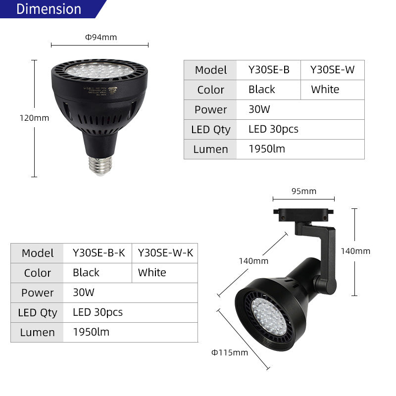 Week Aqua Y30S Rainforest LED Track Light