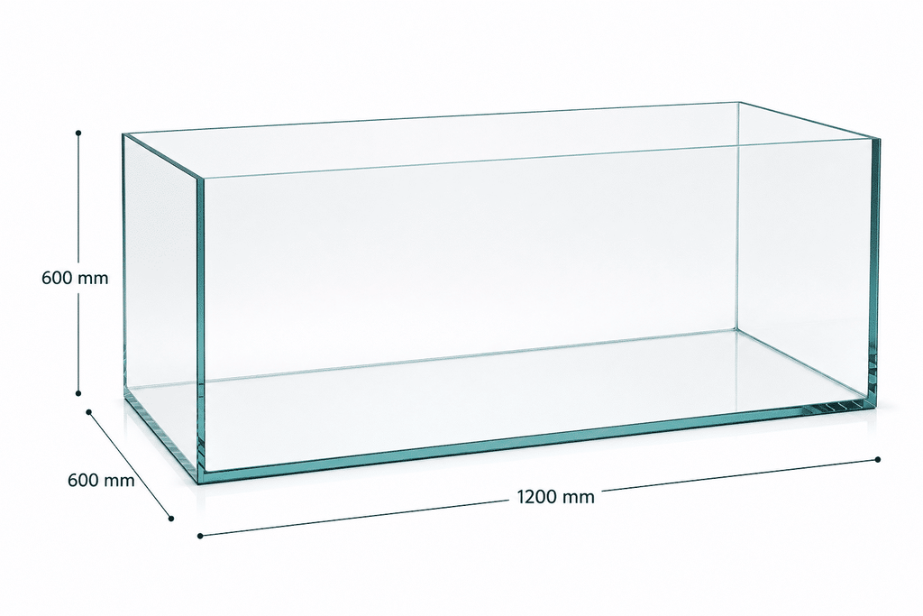 110 gallon ultra clear glass fish tank
