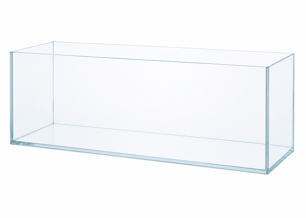 BZA Ultra Clear rimless low-iron glass aquarium