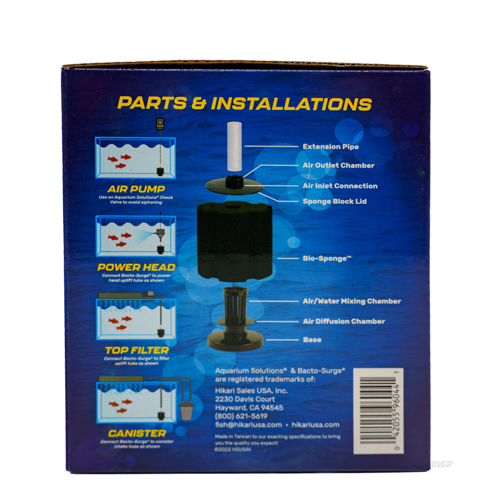 Hikari Bacto-Surge Sponge Filter Kit – Large