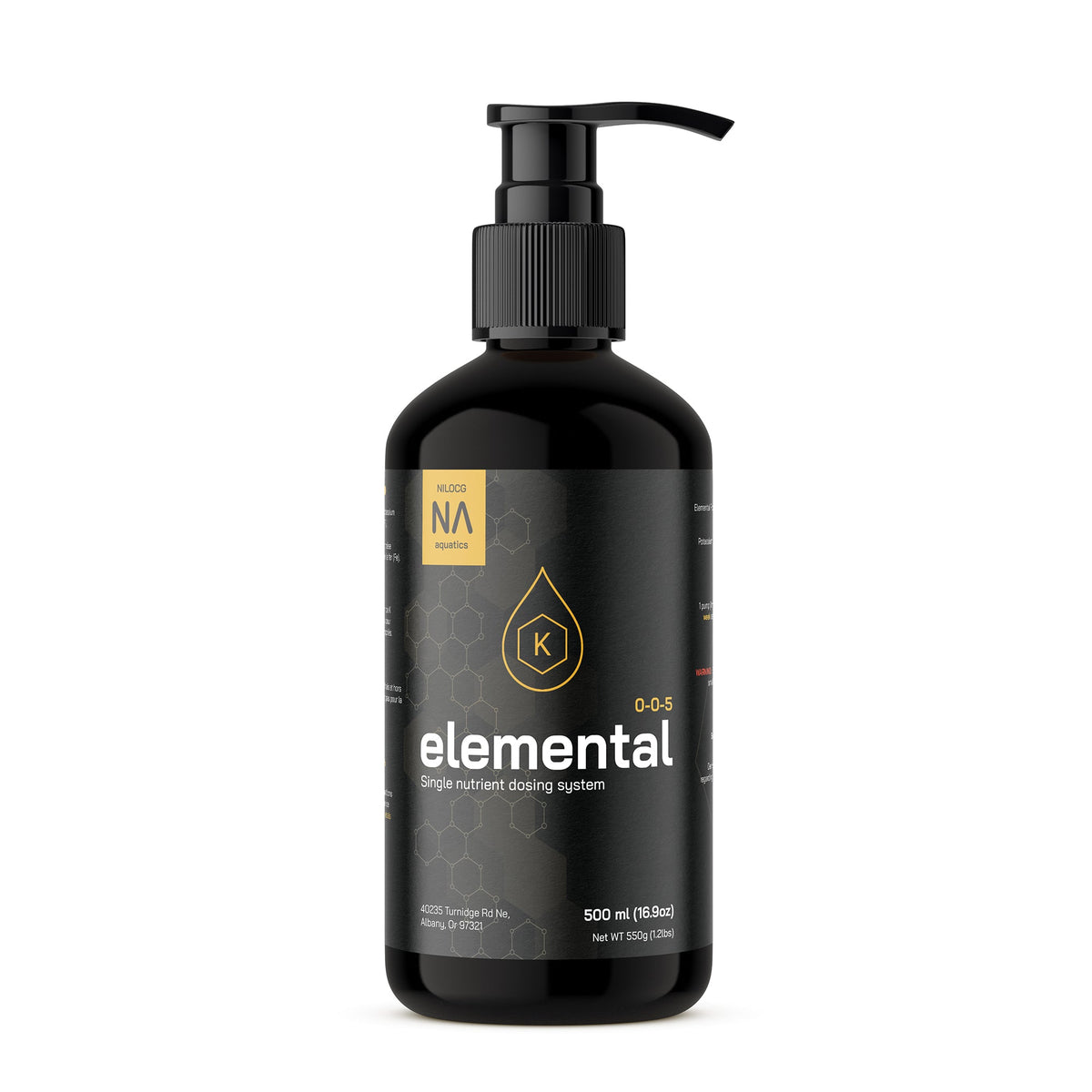 NilocG Elemental Potassium liquid aquarium plant fertilizer