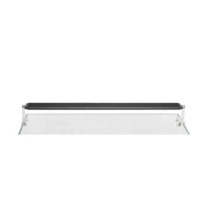 Chihiros A II LED aquarium light mounted on acrylic stand