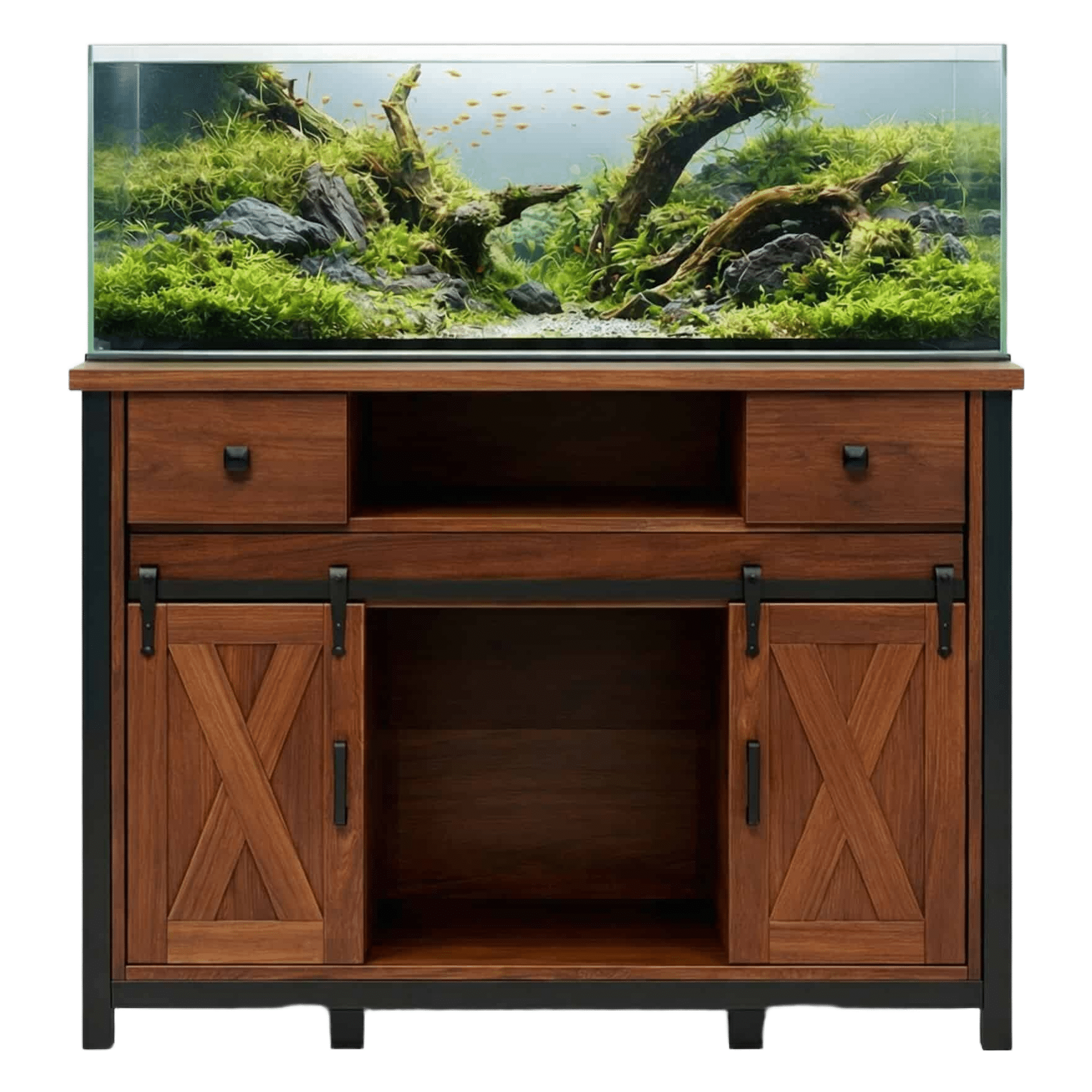 BZA Ultra Clear 64 Rimless Aquarium + Stand Combo