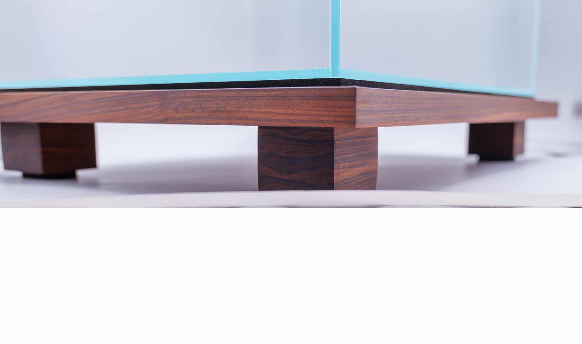 table top stand with aquarium