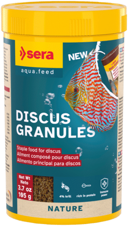 Sera Discus Granules – Staple Food for Discus 250 ml (3.7 oz / 105 g)