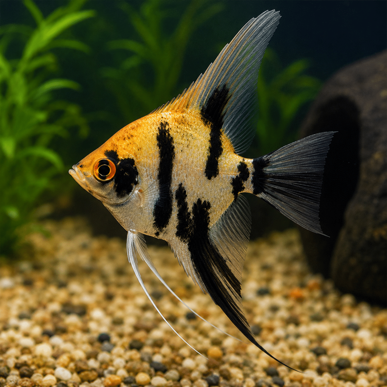 Orange Koi Angelfish